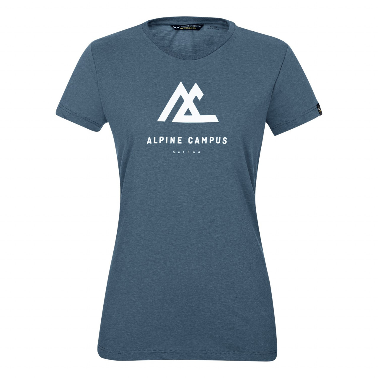 Camisetas Mujer Chile - Salewa Frames Dry Short Sleeve - Azules/Azul Marino - NALO-25380